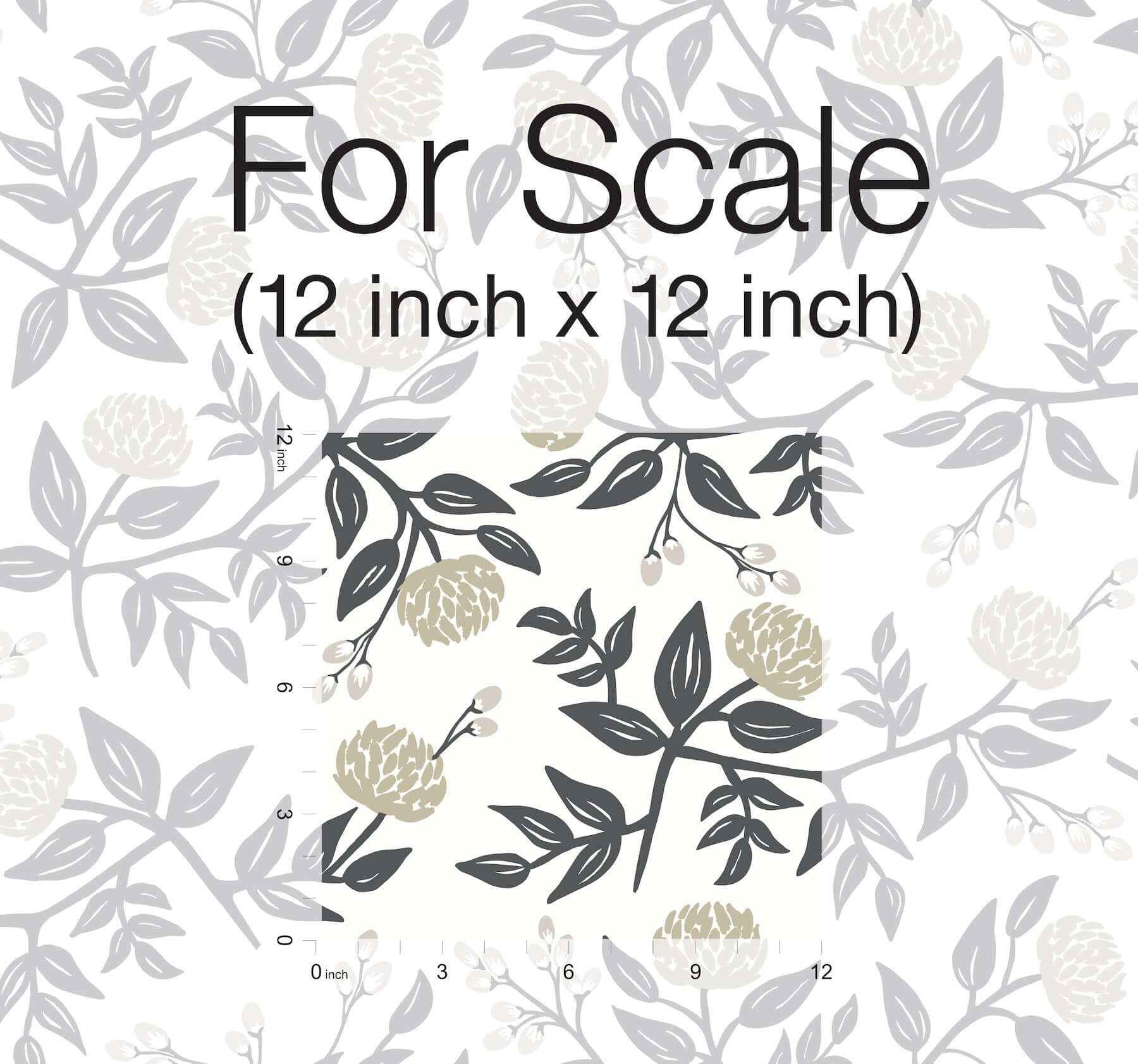 Peonies White & Black Wallpaper - York Wallcoverings - RI5150 - York Wallcoverings Wallpaper