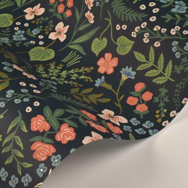 wildwood-wallpaper-navy-york-wallcoverings-ri5154 - York Wallcoverings Wallpaper