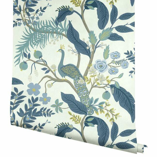peacock-wallpaper-blue-white-york-wallcoverings-ri5173
