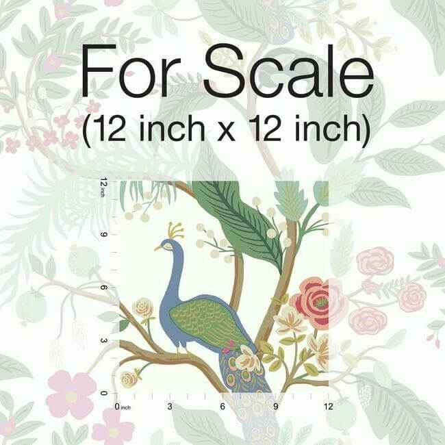 Peacock Periwinkle Wallpaper - York Wallcoverings - RI5174 - York Wallcoverings Wallpaper