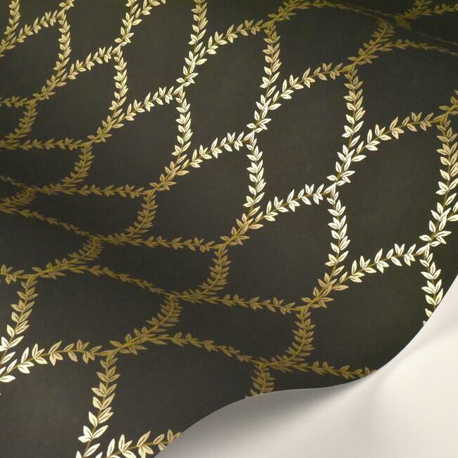 laurel-wallpaper-gold-black-york-wallcoverings-ri5177