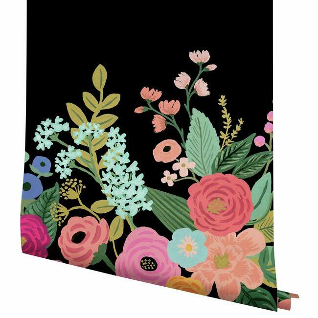 garden-party-wall-mural-black-multi-york-wallcoverings-ri5192m