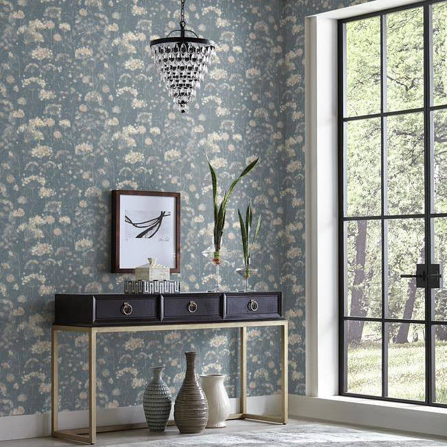 botanical-fantasy-wallpaper-dark-blue-blush-york-wallcoverings-na0543