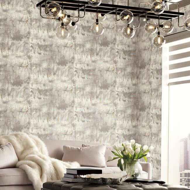 Modern Art Grey Wallpaper - York Wallcoverings - NA0566 - York Wallcoverings Wallpaper