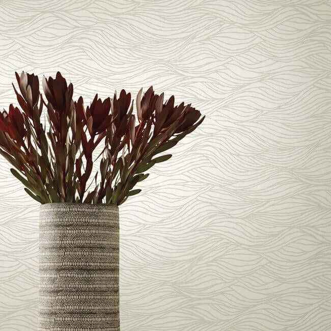 Sand Crest White Wallpaper - York Wallcoverings - NA0588 - York Wallcoverings Wallpaper