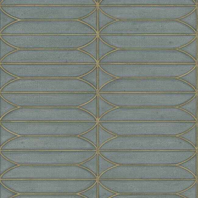 Charcoal Metallic Pavilion Wallpaper - York Wallcoverings - CP1232