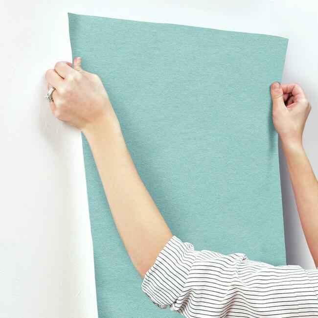 Oasis Turquoise Wallpaper - York Wallcoverings - CX1343 - York Wallcoverings Wallpaper