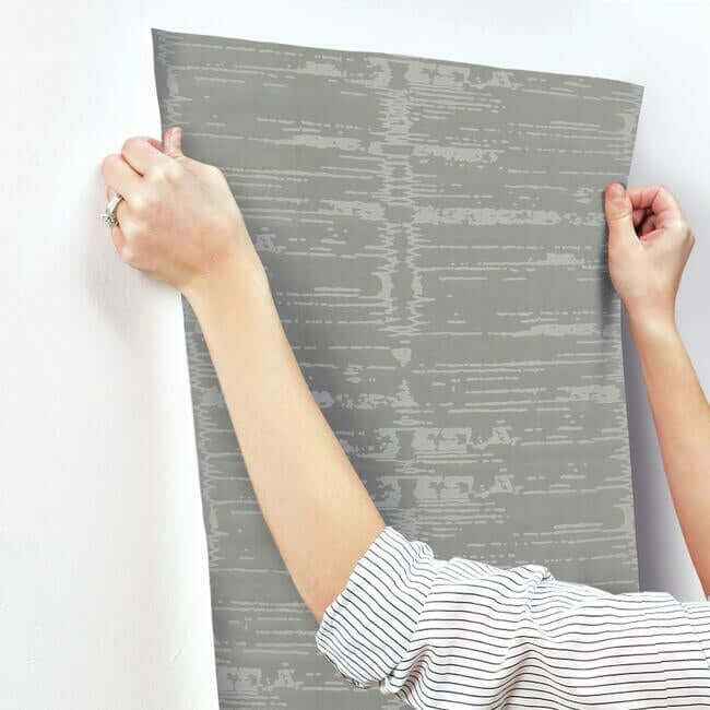 Velveteen Grey & Neutral Wallpaper - York Wallcoverings - CI2313 - York Wallcoverings Wallpaper