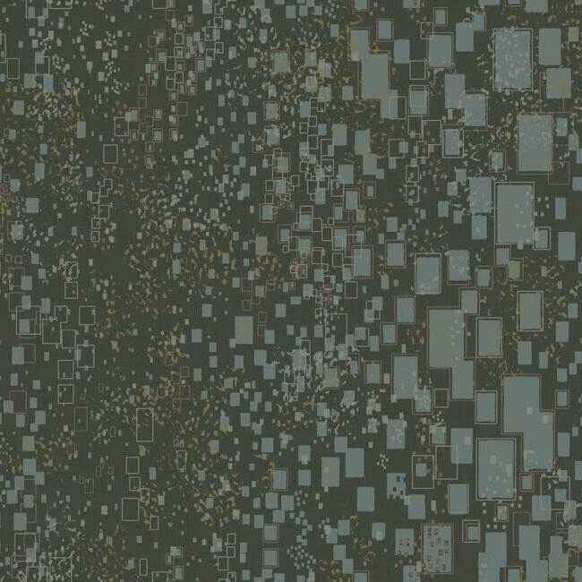 Gilded Confetti Charcoal Wallpaper - York Wallcoverings - CI2325