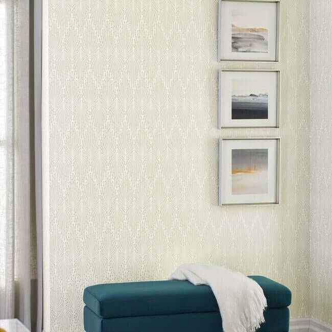 Café Society Cream Wallpaper - York Wallcoverings - CI2361 - York Wallcoverings Wallpaper