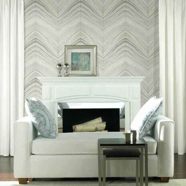 Onyx Strata Beige Wallpaper - York Wallcoverings - CI2415