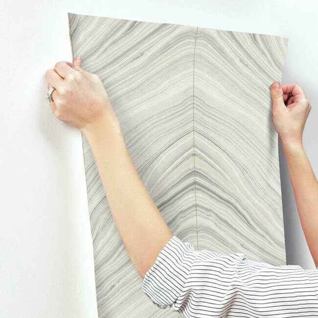 Onyx Strata Beige Wallpaper - York Wallcoverings - CI2415 - York Wallcoverings Wallpaper