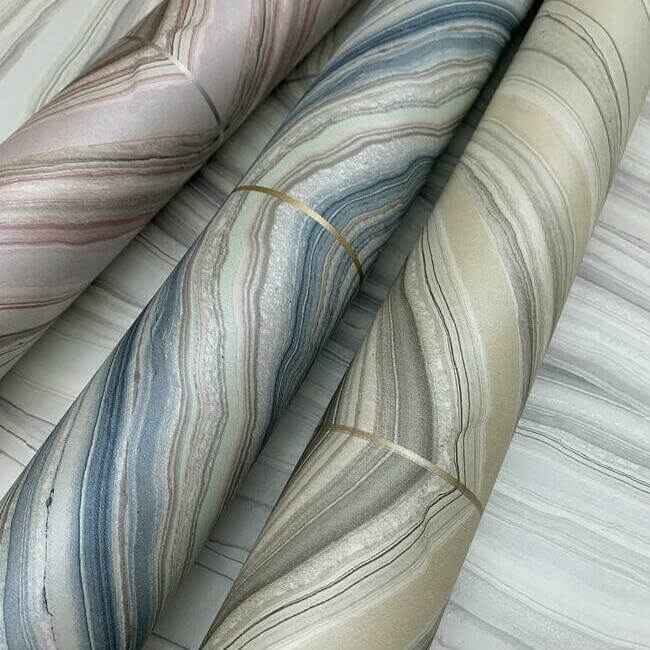 Onyx Strata Beige Wallpaper - York Wallcoverings - CI2415 - York Wallcoverings Wallpaper