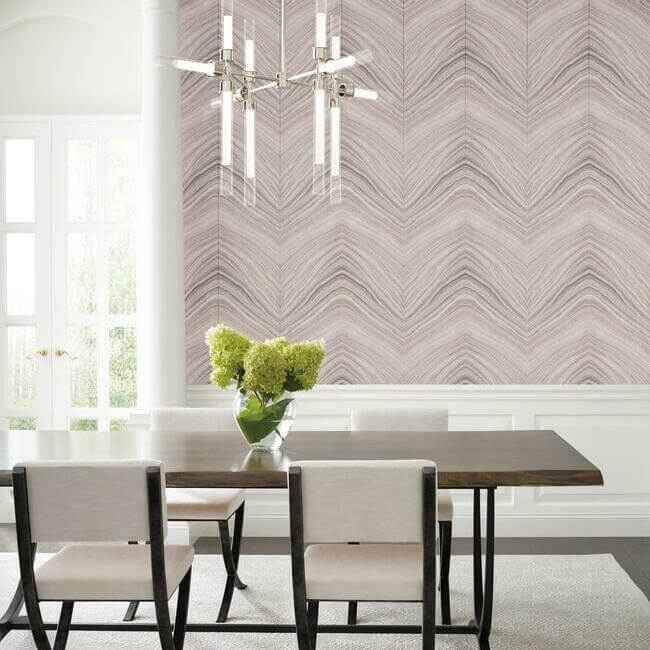 Onyx Strata Pink & Purple Wallpaper - York Wallcoverings - CI2413 - York Wallcoverings Wallpaper