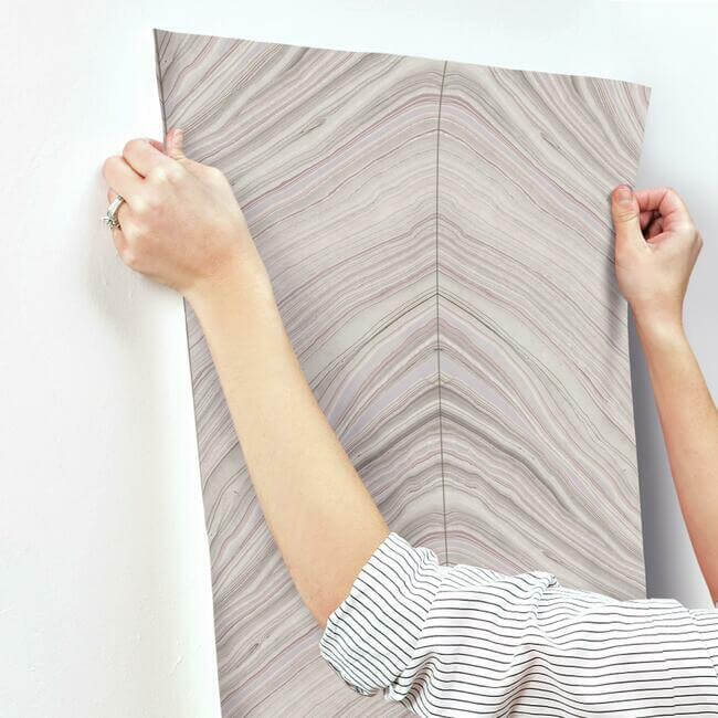 onyx-strata-pink-purple-wallpaper-york-wallcoverings-ci2413 - York Wallcoverings Wallpaper