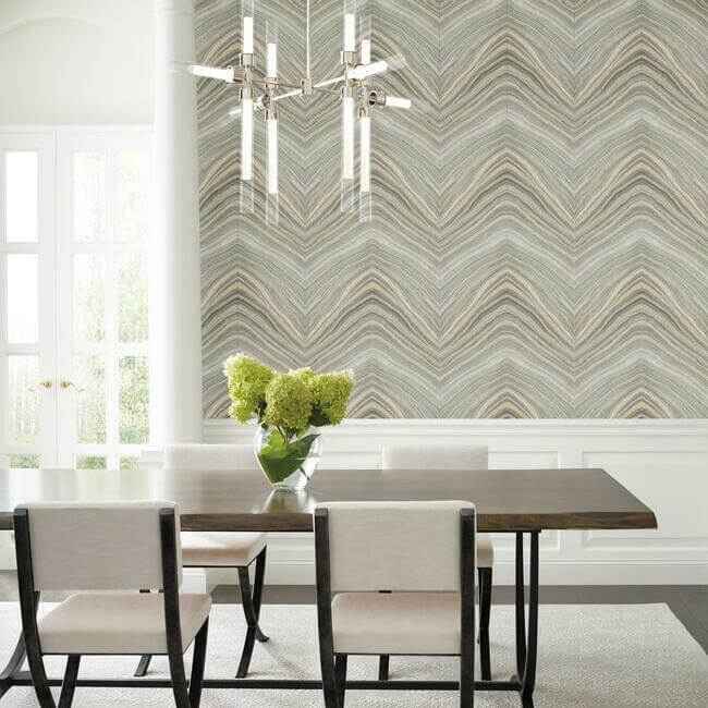 Onyx Strata Taupe Wallpaper - York Wallcoverings - CI2416 - York Wallcoverings Wallpaper