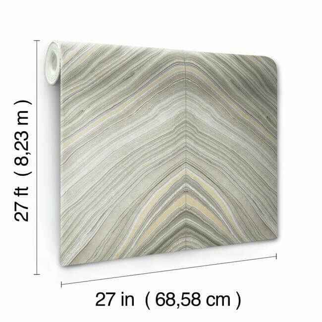 Onyx Strata Taupe Wallpaper - York Wallcoverings - CI2416 - York Wallcoverings Wallpaper