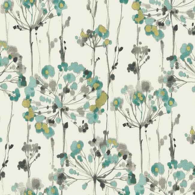 Flourish Gold Metallic Wallpaper - York Wallcoverings - CN2102