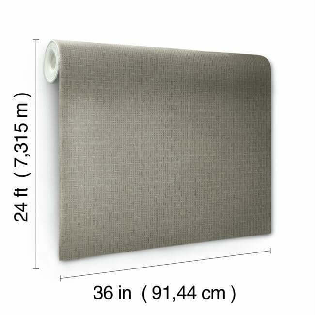 tatami-weave-dark-grey-wallpaper-york-wallcoverings-og0524 - York Wallcoverings Wallpaper