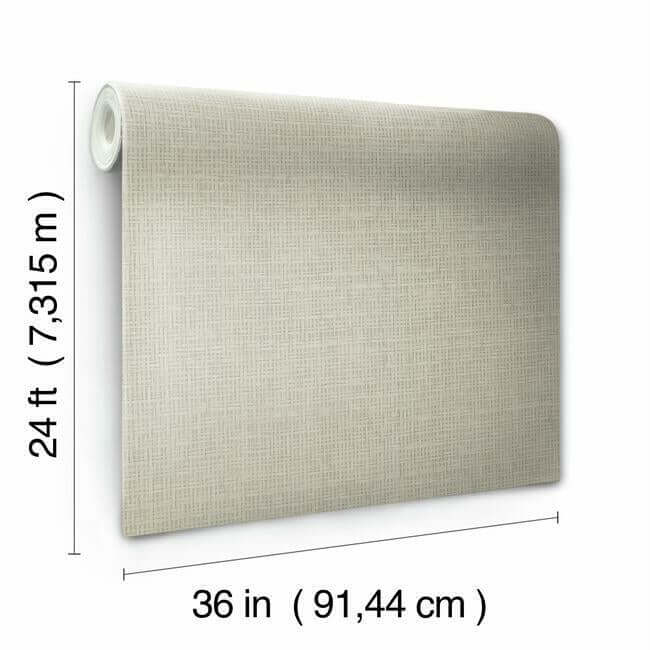 tatami-weave-grey-taupe-wallpaper-york-wallcoverings-og0527 - York Wallcoverings Wallpaper