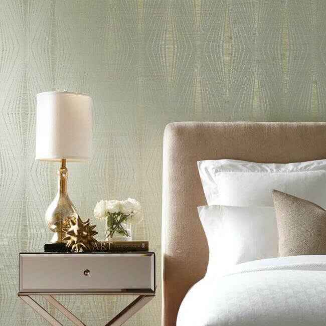 Radiant Gold Wallpaper - York Wallcoverings - DL2933 - York Wallcoverings Wallpaper
