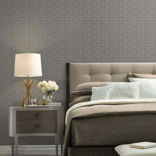 high-society-black-wallpaper-york-wallcoverings-ca1512 - York Wallcoverings Wallpaper