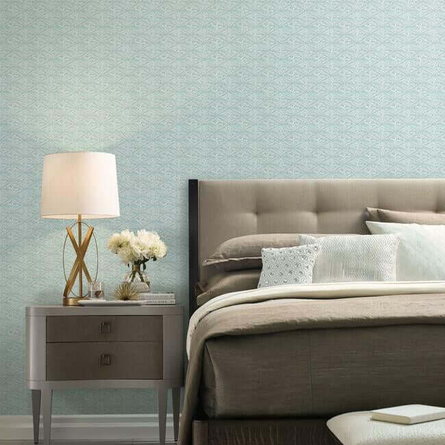 high-society-blue-wallpaper-york-wallcoverings-ca1513 - York Wallcoverings Wallpaper