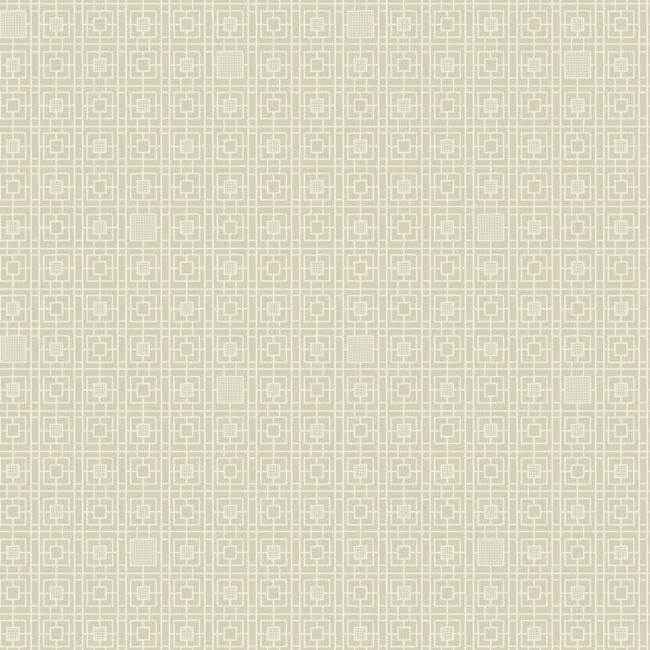 Deco Screen Beige Wallpaper - York Wallcoverings - CA1524 - York Wallcoverings Wallpaper