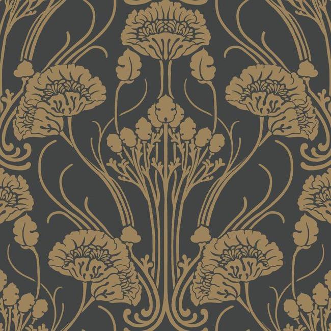 nouveau-damask-wallpaper-black-gold-york-wallcoverings-ca1564