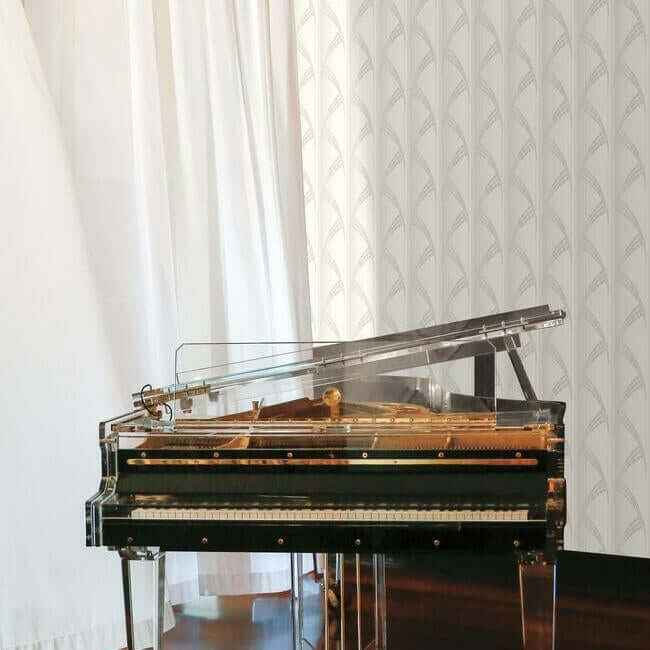 Metropolis White Wallpaper - York Wallcoverings - CA1583 - York Wallcoverings Wallpaper
