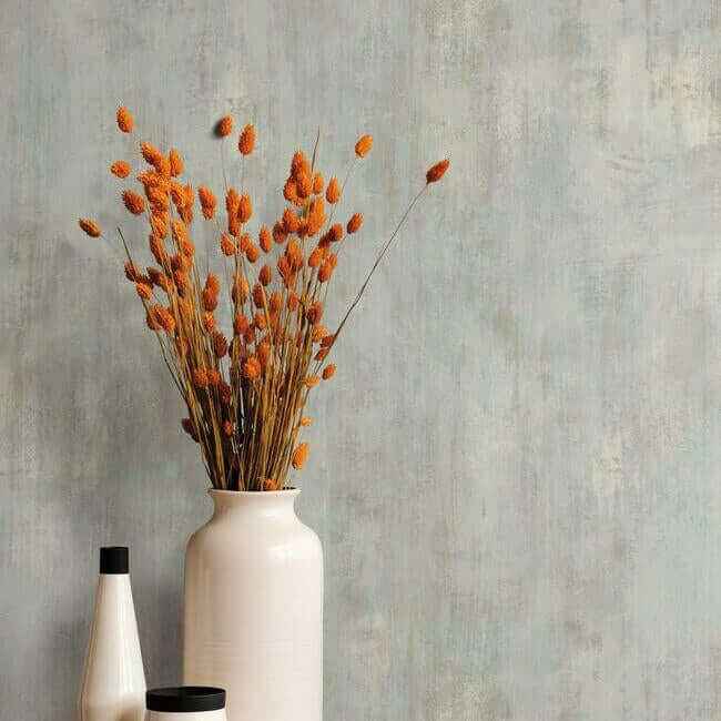 Conrete Patina Blue Wallpaper - York Wallcoverings - OG0573 - York Wallcoverings Wallpaper