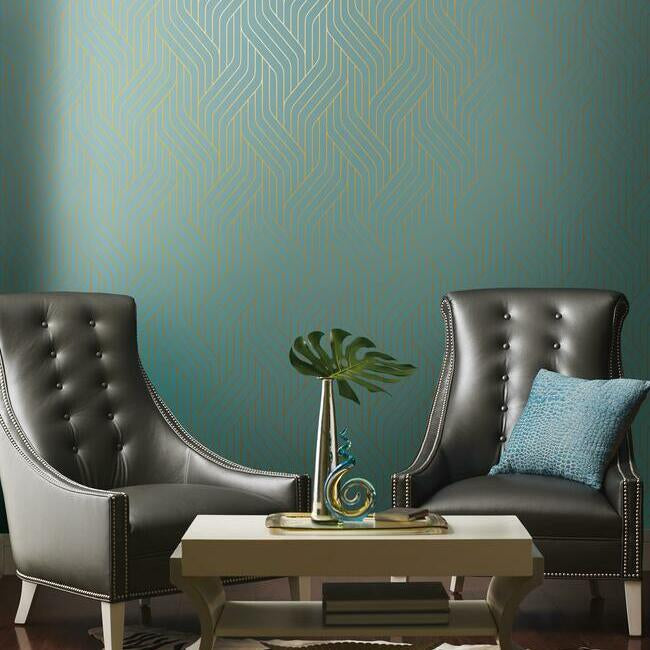 ebb-and-flow-wallpaper-blue-gold-york-wallcoverings-nw3520