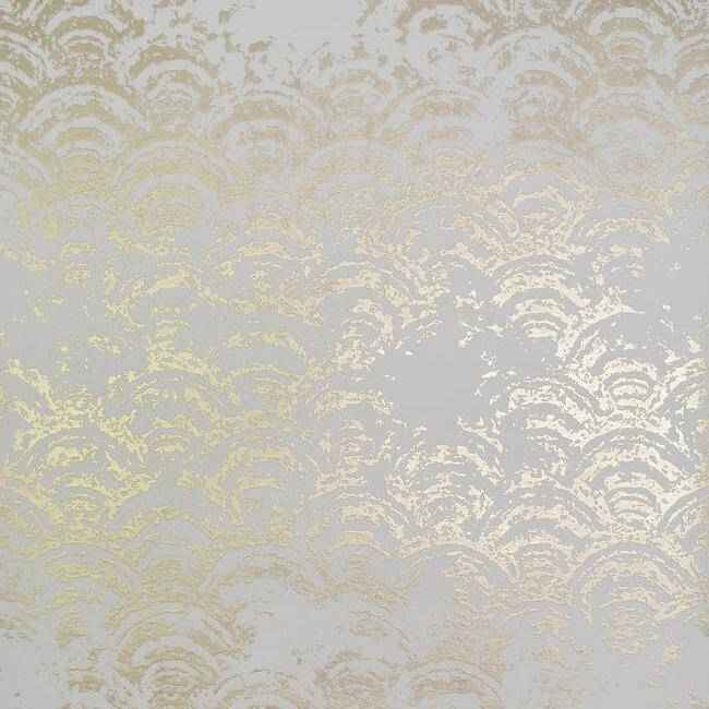 Eclipse White & Gold Wallpaper - York Wallcoverings - NW3598 - York Wallcoverings Wallpaper
