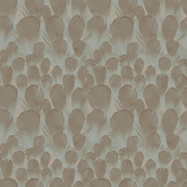 feathers-wallpaper-brown-turquoise-york-wallcoverings-y6230104