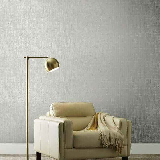 Liquid Metal Silver Wallpaper - York Wallcoverings - KT2133 - York Wallcoverings Wallpaper