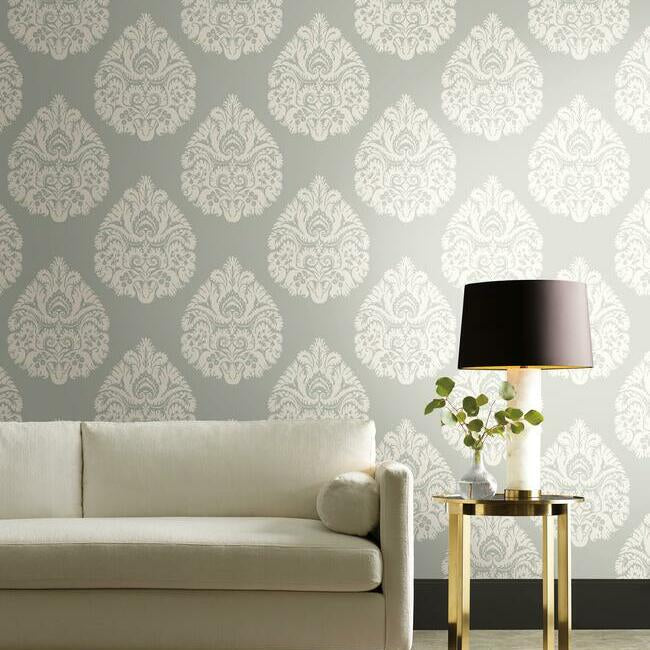 teardrop-damask-wallpaper-light-grey-york-wallcoverings-kt2145