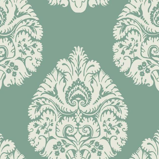teardrop-damask-wallpaper-teal-york-wallcoverings-kt2146