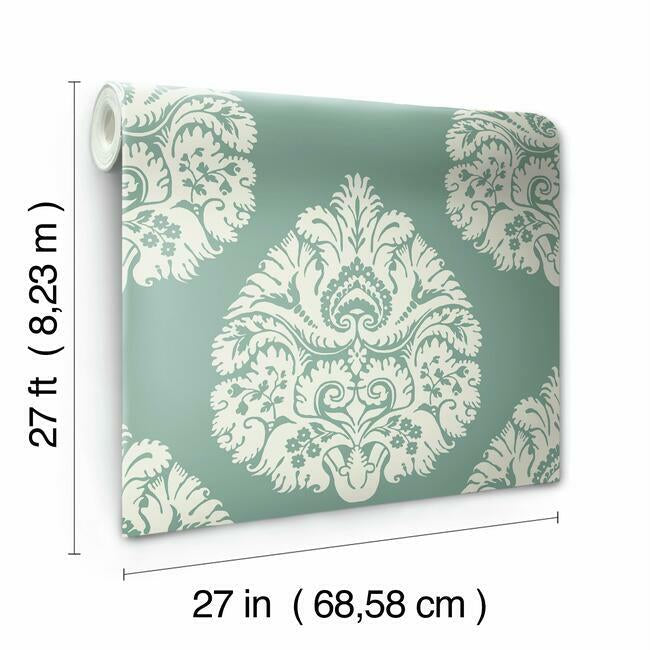 teardrop-damask-wallpaper-teal-york-wallcoverings-kt2146