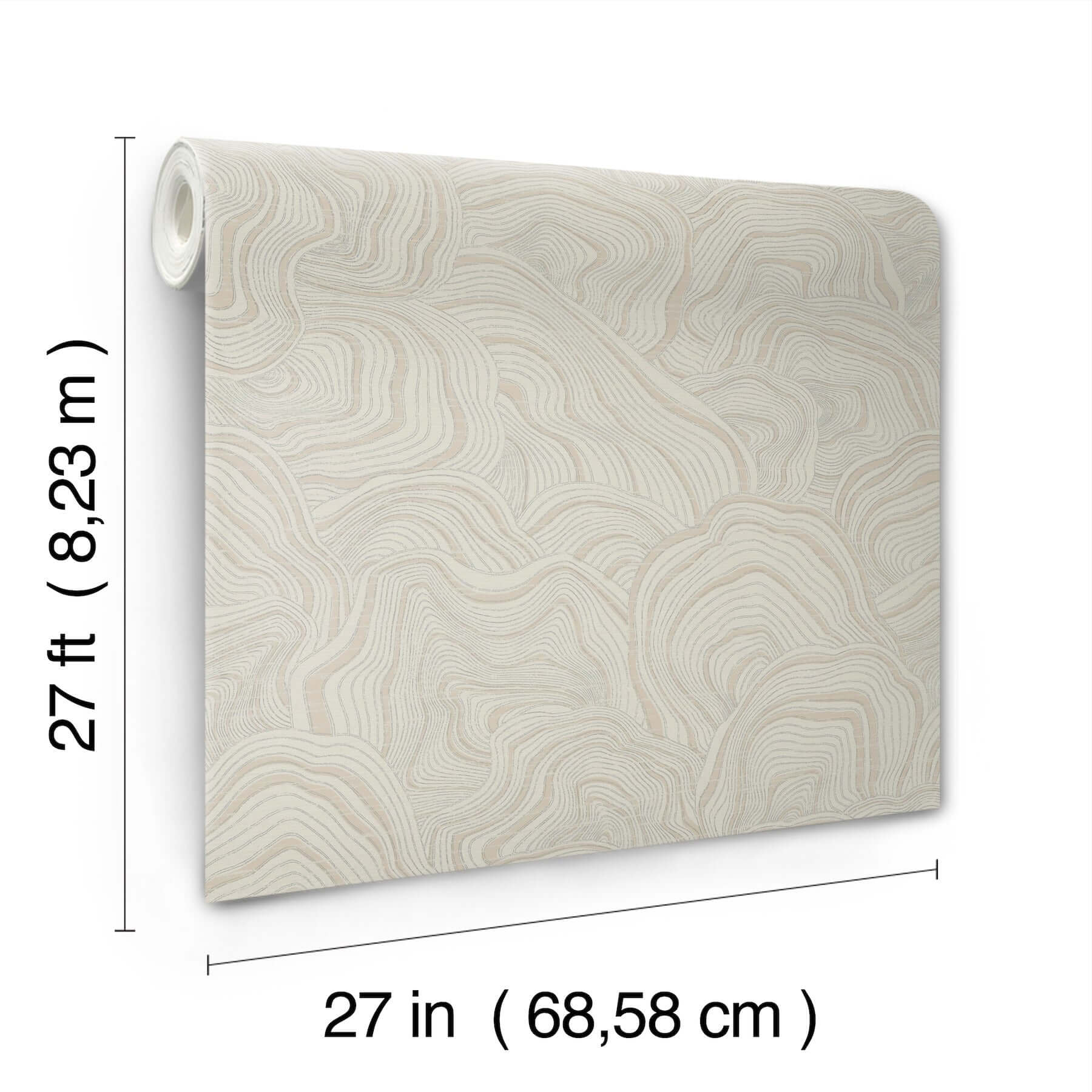 geodes-taupe-wallpaper-york-wallcoverings-kt2164 - York Wallcoverings Wallpaper