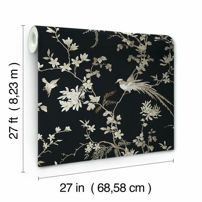 bird-and-blossom-chinoserie-wallpaper-black-york-wallcoverings-kt2173