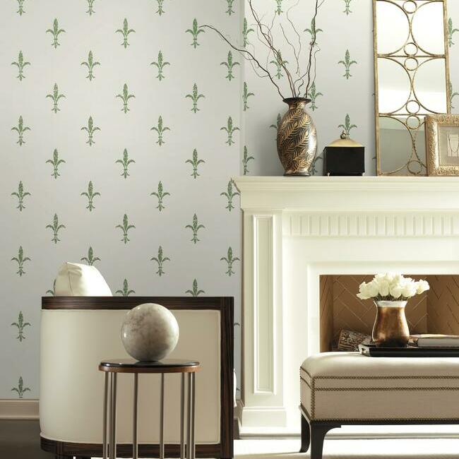 fleur-de-lis-wallpaper-white-green-york-wallcoverings-kt2194