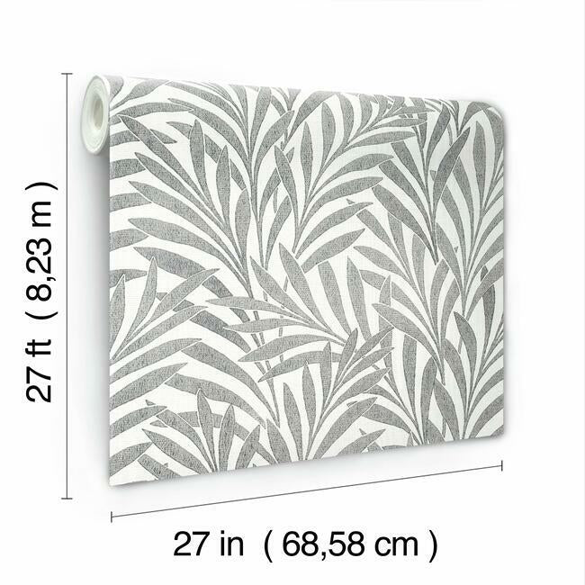 tea-leaves-wallpaper-cream-black-york-wallcoverings-hc7502