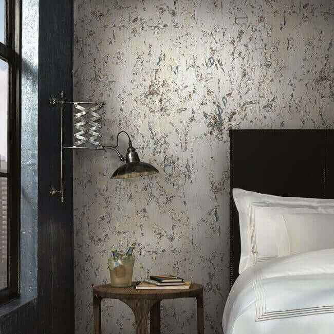 Cork White Wallpaper - York Wallcoverings - GR1092 - York Wallcoverings Wallpaper