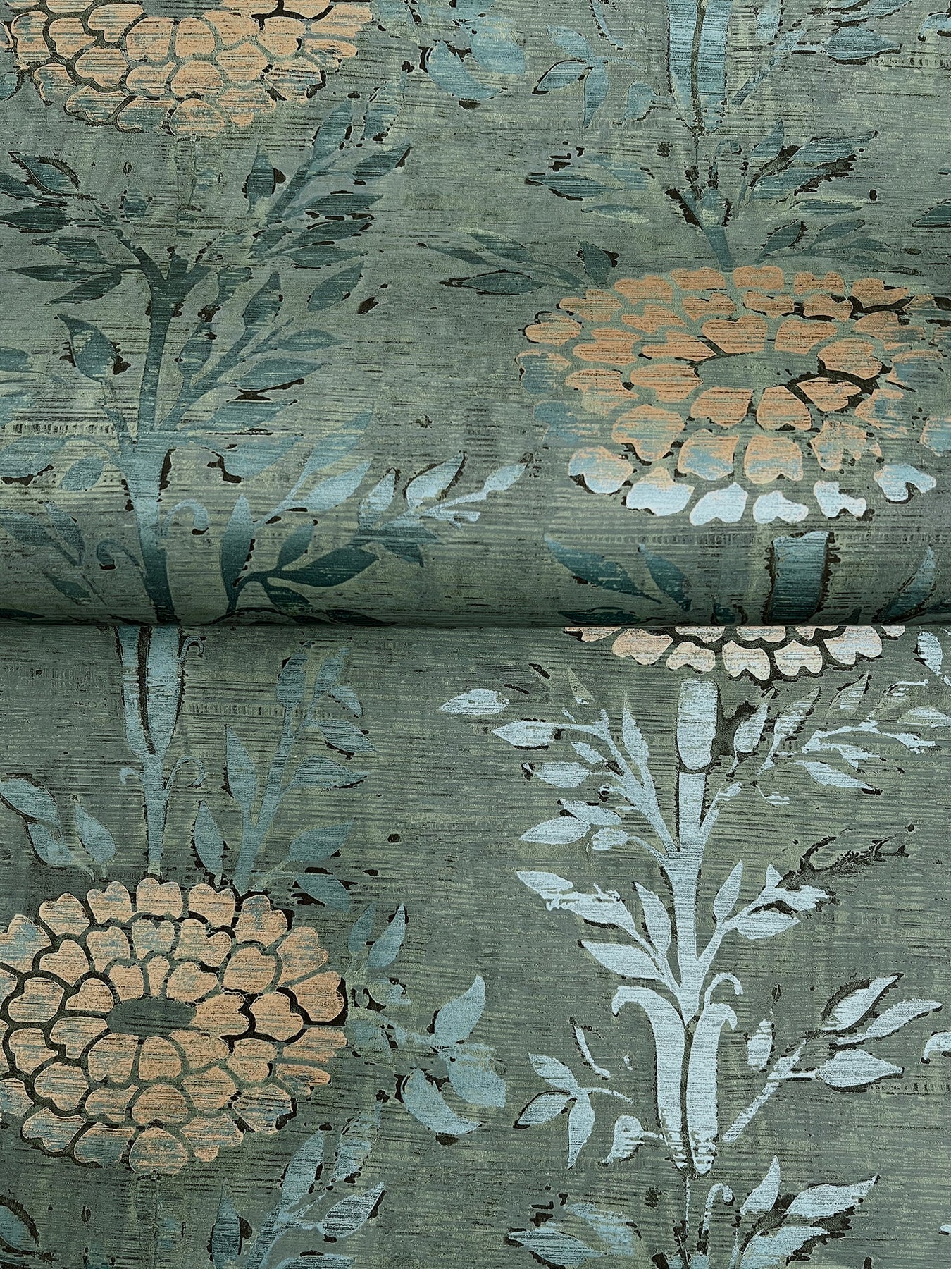 french-marigold-wallpaper-teal-green-gold-york-wallcoverings-af6519