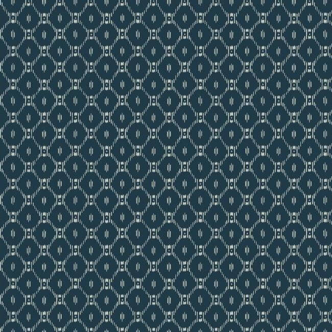 fretwork-blue-wallpaper-york-wallcoverings-af6528 - York Wallcoverings Wallpaper