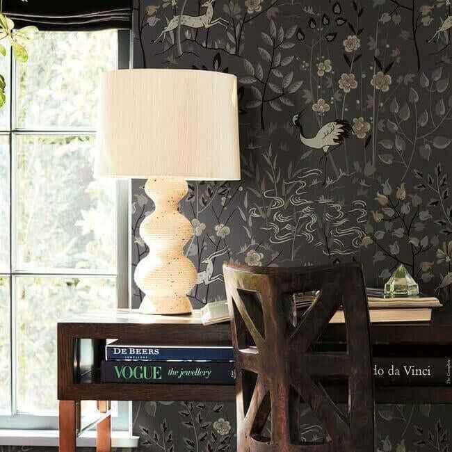 Aspen Grey Wallpaper - York Wallcoverings - LL4785 - York Wallcoverings Wallpaper