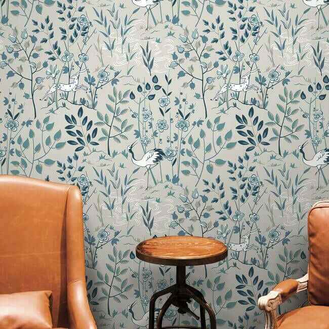 Aspen Grey Wallpaper - York Wallcoverings - HO2129 - York Wallcoverings Wallpaper