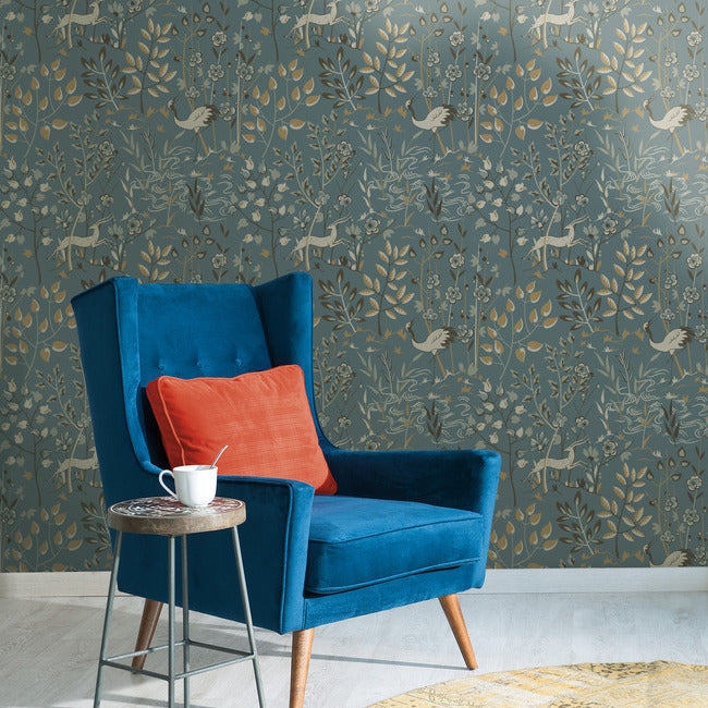 aspen-wallpaper-teal-york-wallcoverings-ll4786