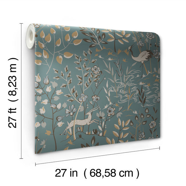aspen-wallpaper-teal-york-wallcoverings-ll4786