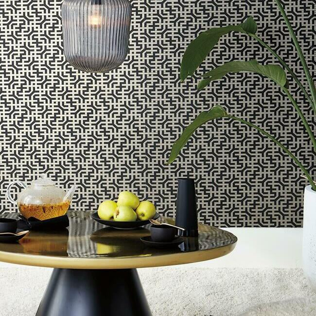 dynastic-lattice-wallpaper-black-glint-york-wallcoverings-5801